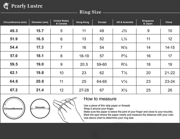 New Yorker Freshwater Pearl Ring WR00211 - PEARLY LUSTRE
