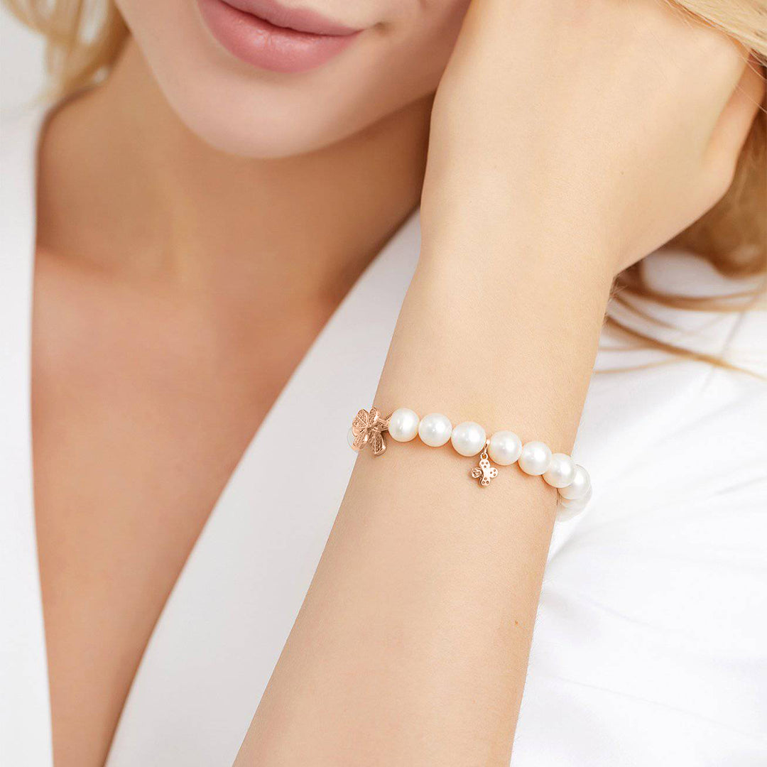 Elegant Freshwater Pearl Bracelet WB00031 | GARDENS - PEARLY LUSTRE