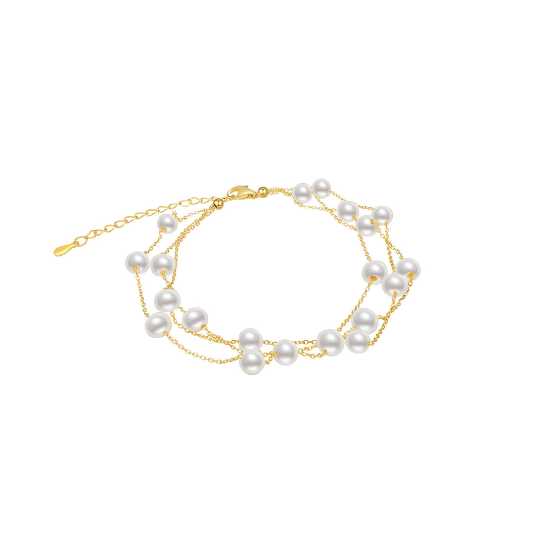 Elegant Freshwater Pearl Bracelet WB00046 - PEARLY LUSTRE