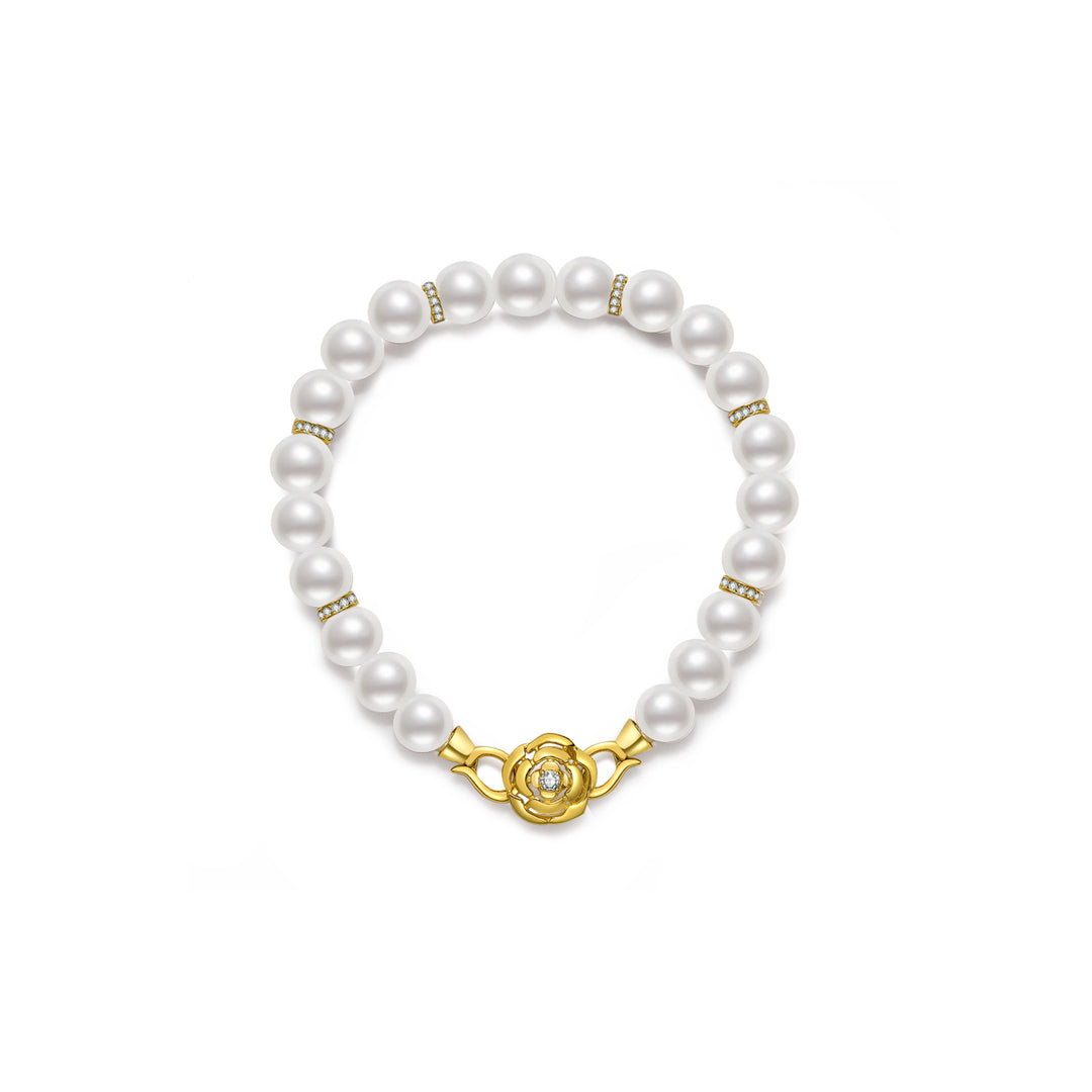 New Yorker Freshwater Pearl Bracelet WB00080 - PEARLY LUSTRE