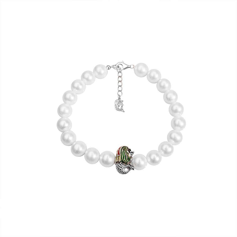 Merlion Freshwater Pearl Bracelet WB00083 | New Yorker - PEARLY LUSTRE