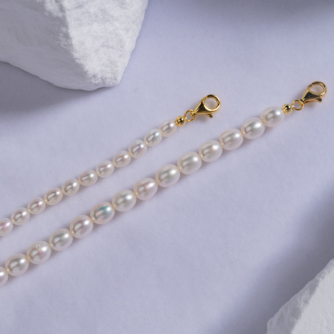 New Yorker Freshwater Pearl Bracelet WB00124 - PEARLY LUSTRE
