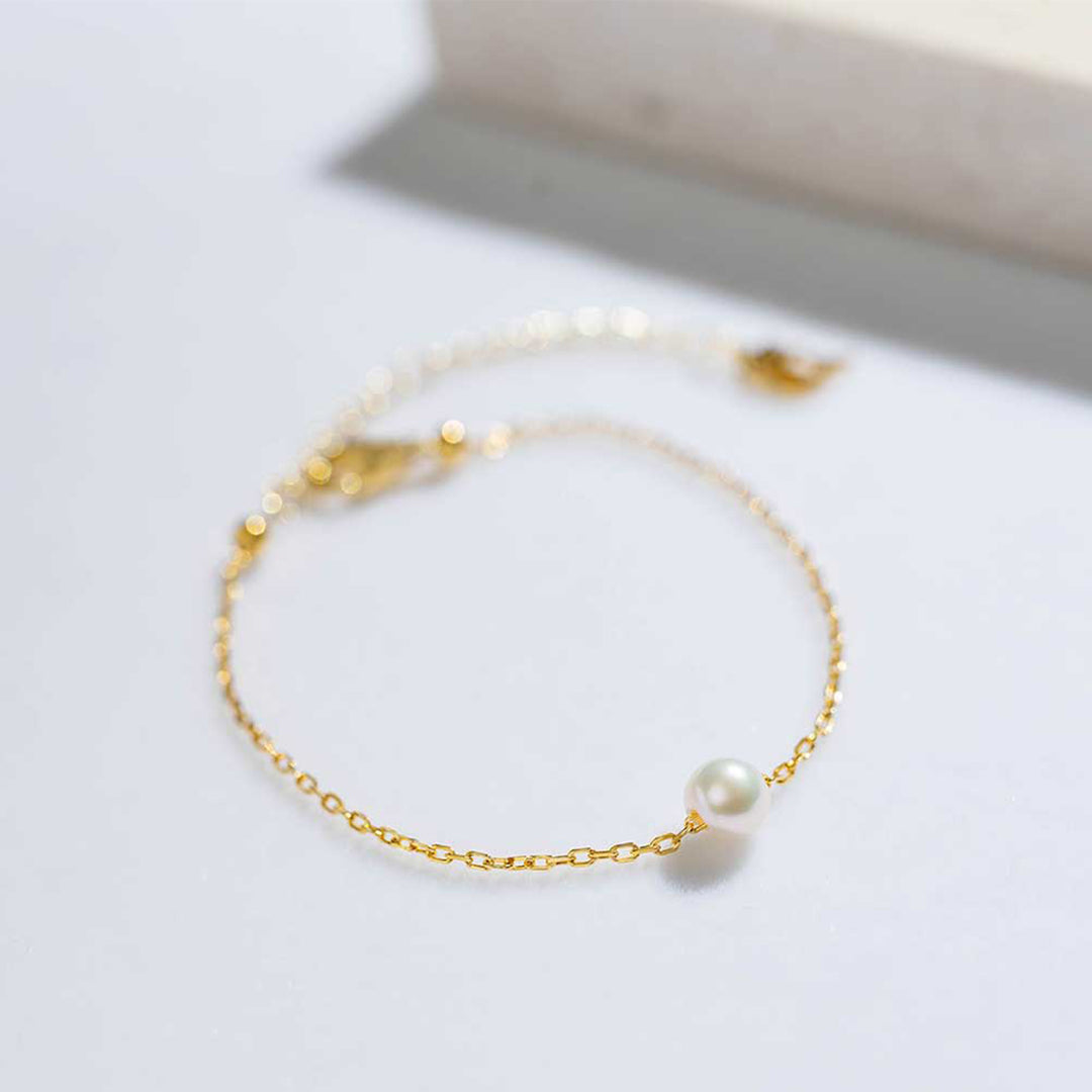 Elegant Freshwater Pearl Bracelet WB00128 - PEARLY LUSTRE