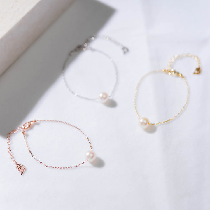 Elegant Freshwater Pearl Bracelet WB00128 - PEARLY LUSTRE