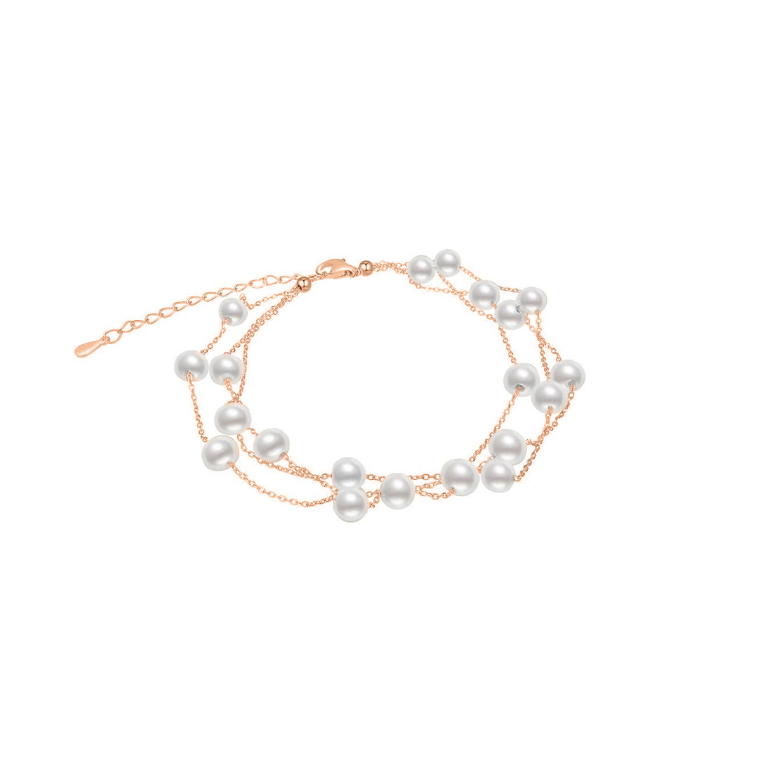 Elegant Freshwater Pearl Bracelet WB00129 - PEARLY LUSTRE