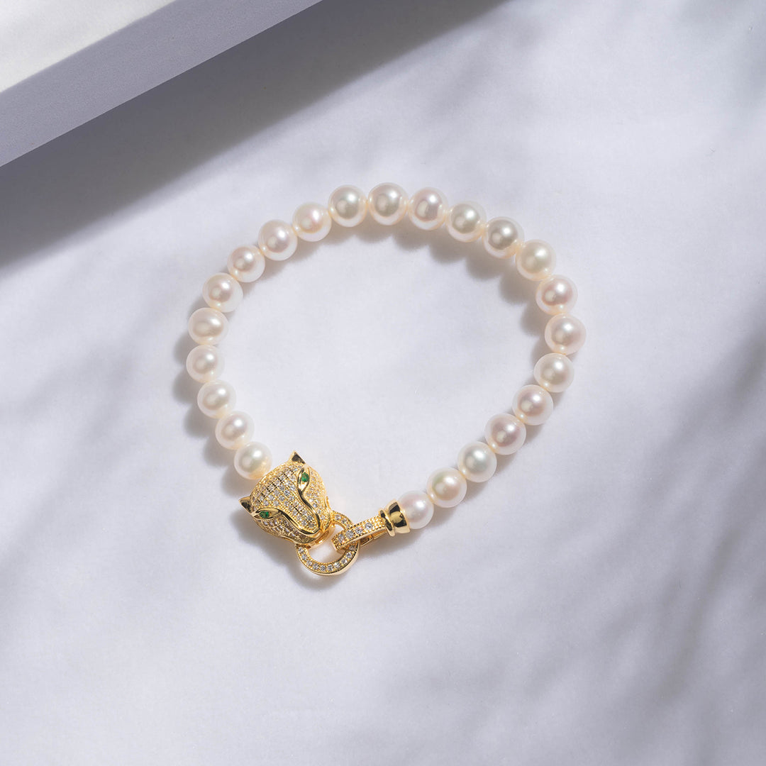 Freshwater Pearl Bracelet WB00134 | RAINFOREST - PEARLY LUSTRE