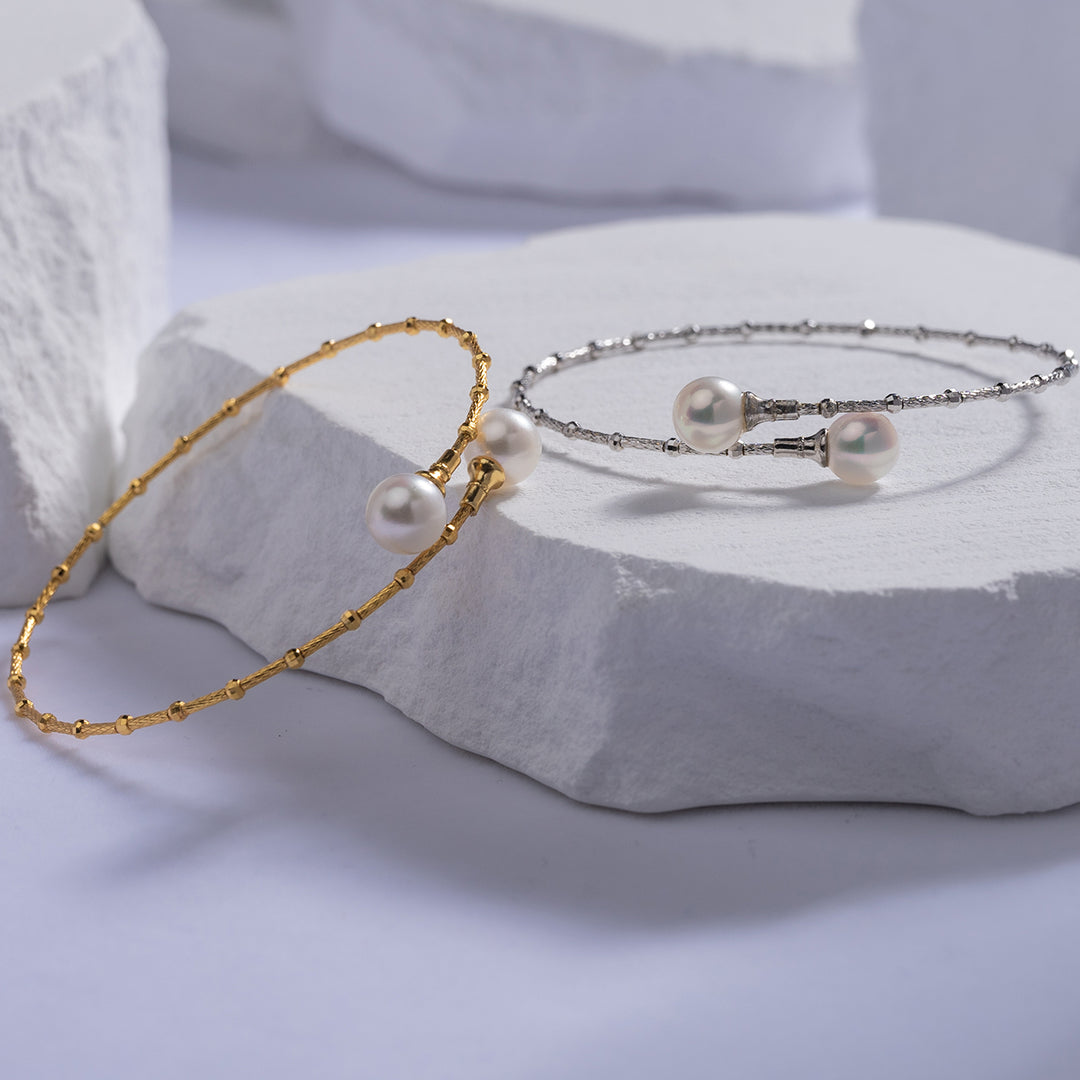 Elegant Freshwater Pearl Bracelet WB00145 - PEARLY LUSTRE