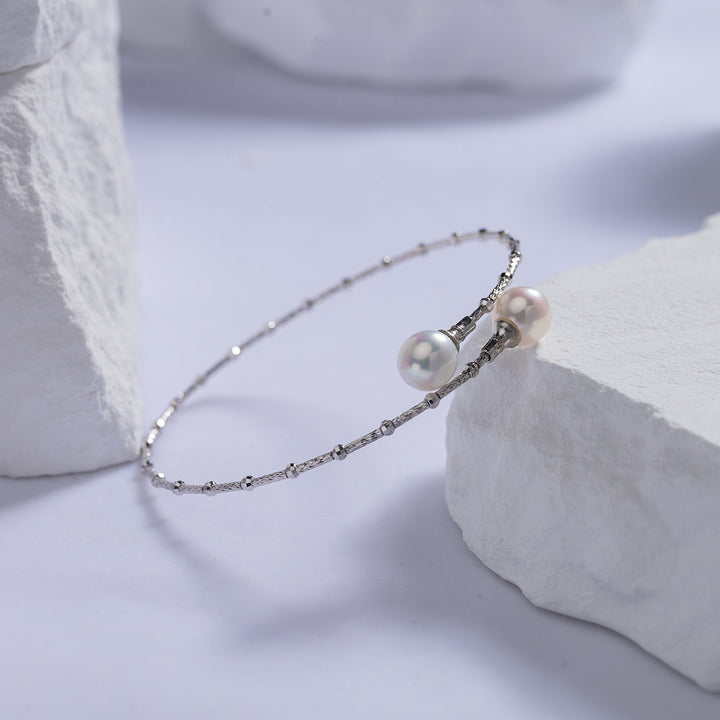 Elegant Freshwater Pearl Bracelet WB00146 - PEARLY LUSTRE