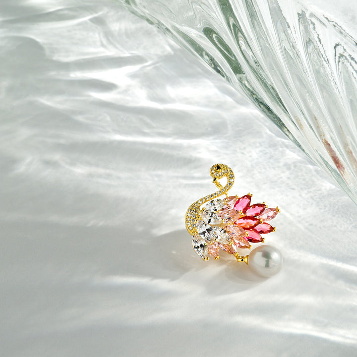 Passion for Life Freshwater Pearl Brooch WC00047 - PEARLY LUSTRE