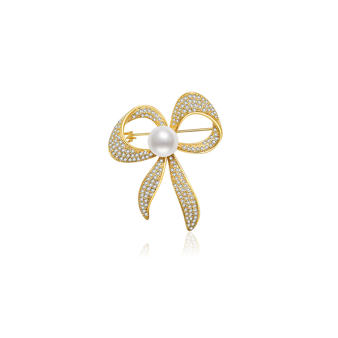 Passion for Life Freshwater Pearl Brooch WC00055 - PEARLY LUSTRE