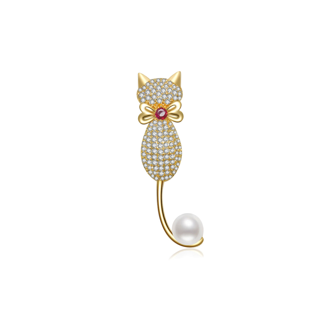 Passion for Life Freshwater Pearl Brooch WC00060 - PEARLY LUSTRE