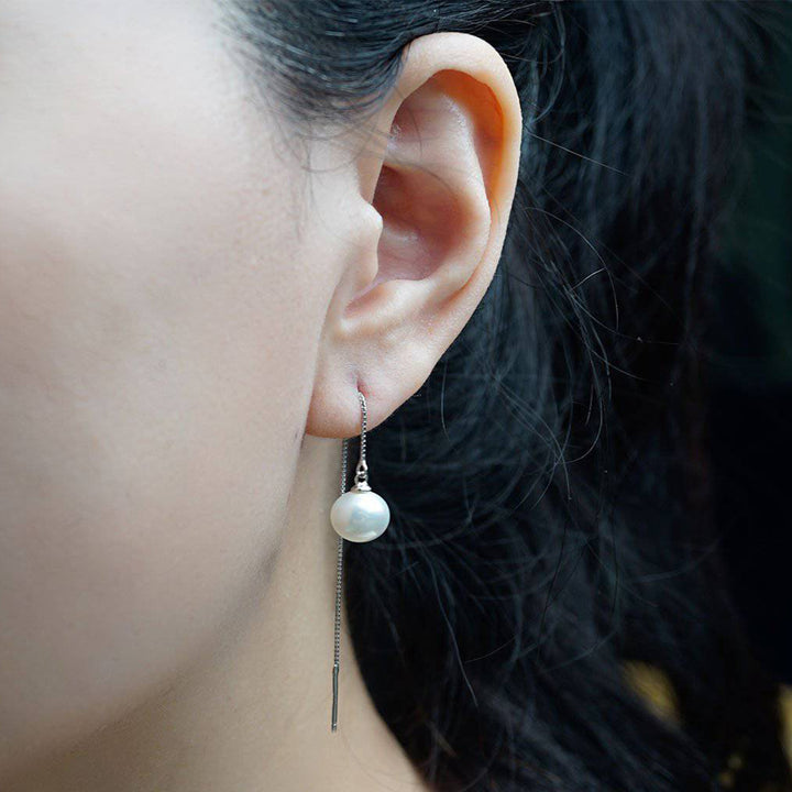 Elegant Freshwater Pearl Earrings WE00118 - PEARLY LUSTRE