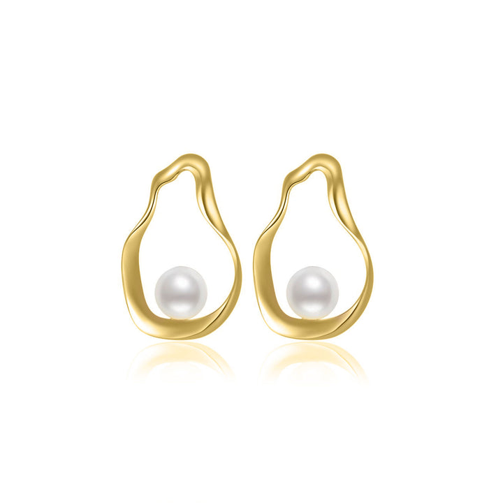 New Yorker Freshwater Pearl Earrings WE00145 - PEARLY LUSTRE