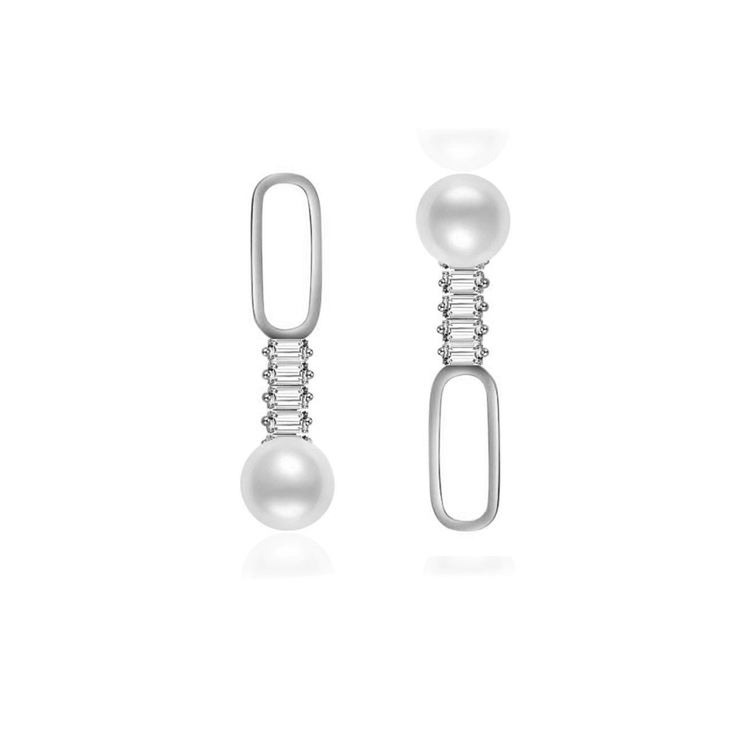 New Yorker Freshwater Pearl Earrings WE00158 - PEARLY LUSTRE