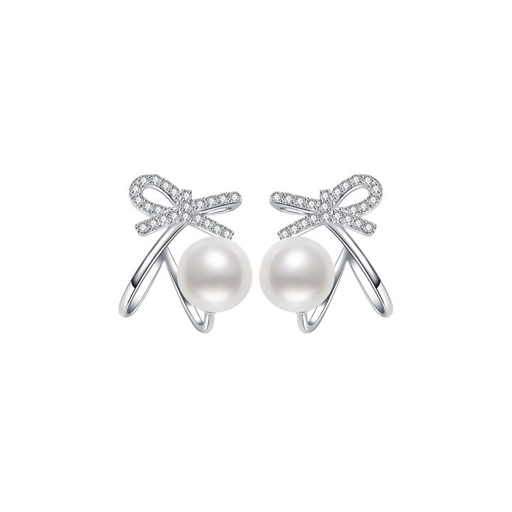 New Yorker Freshwater Pearl Earrings WE00189 - PEARLY LUSTRE