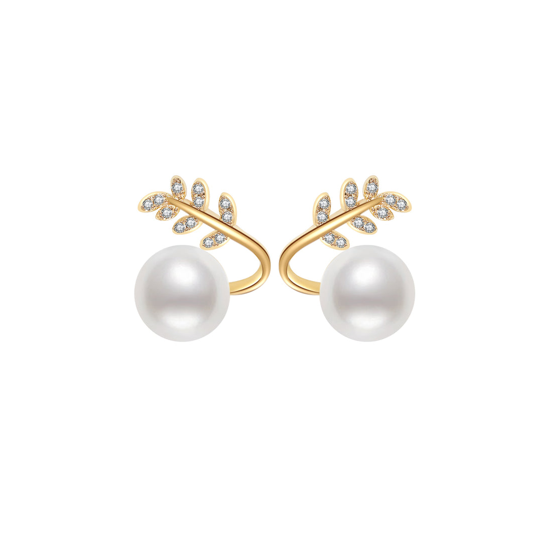 Elegant Freshwater Pearl Earrings WE00200 - PEARLY LUSTRE
