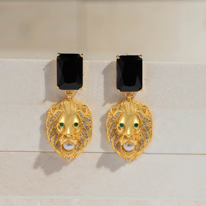 Merlion Freshwater Pearl Earrings WE00212 | New Yorker - PEARLY LUSTRE