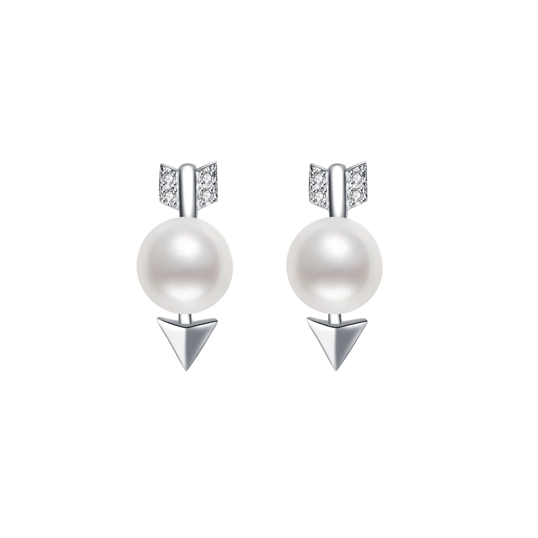 New Yorker Freshwater Pearl Earrings WE00249 - PEARLY LUSTRE