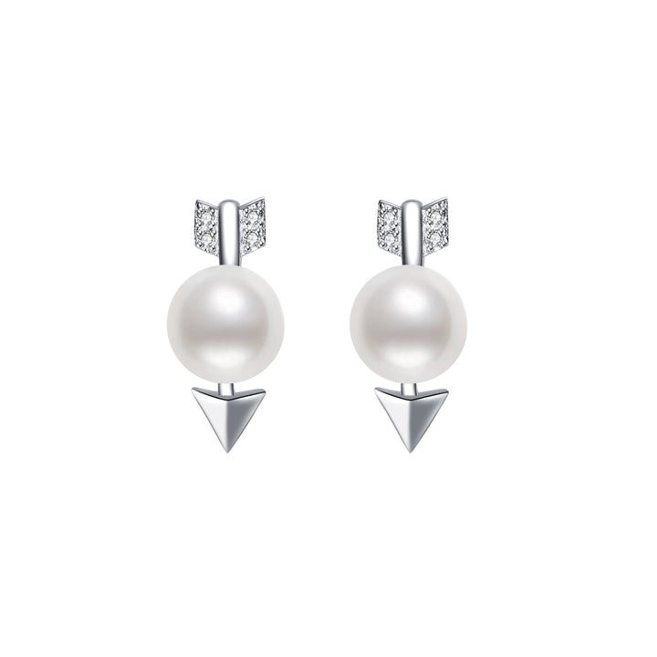 New Yorker Freshwater Pearl Earrings WE00249 - PEARLY LUSTRE