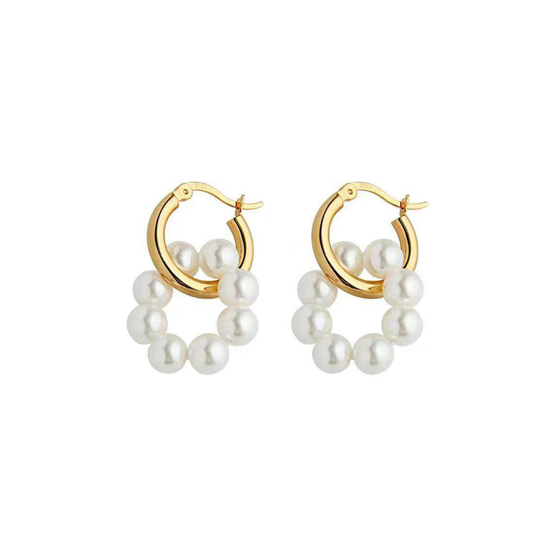 New Yorker Freshwater Pearl Earrings WE00257 - PEARLY LUSTRE