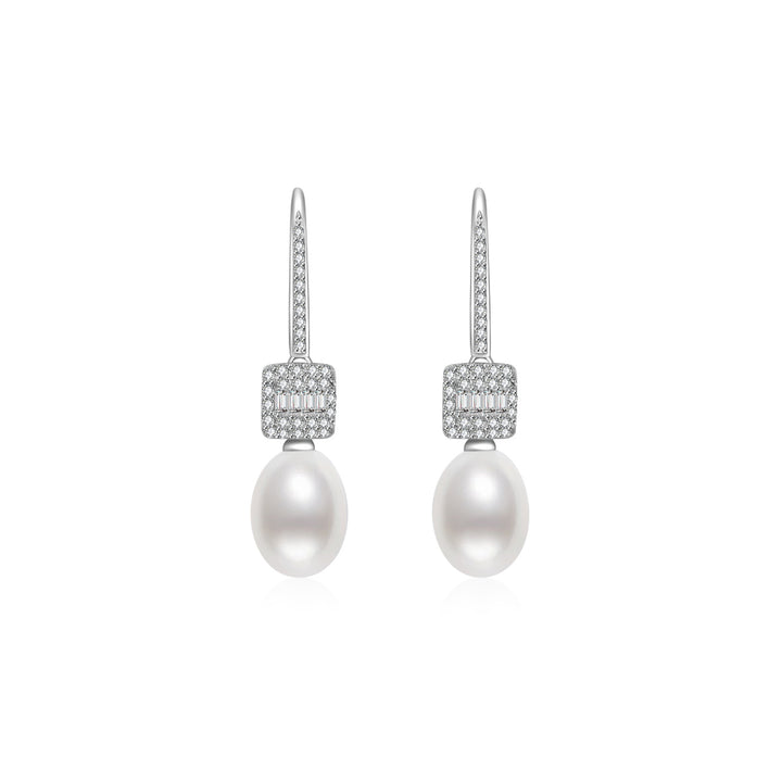 Elegant Freshwater Pearl Earrings WE00266 - PEARLY LUSTRE