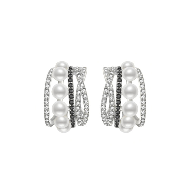 New Yorker Freshwater Pearl Earrings WE00314 - PEARLY LUSTRE