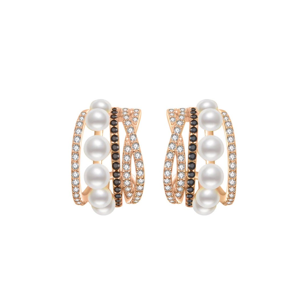 New Yorker Freshwater Pearl Earrings WE00316 - PEARLY LUSTRE