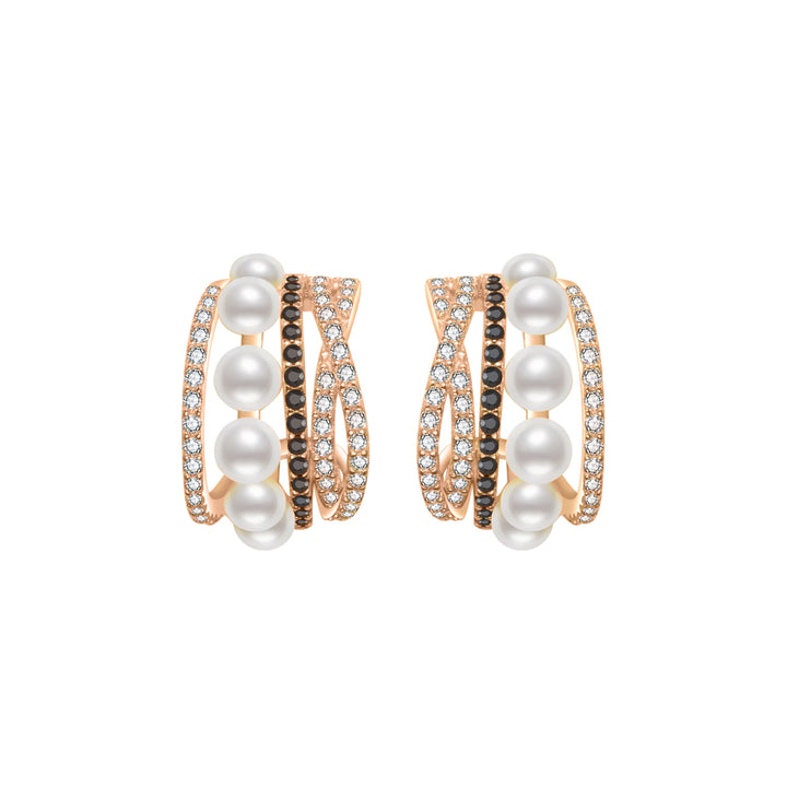 New Yorker Freshwater Pearl Earrings WE00316 - PEARLY LUSTRE