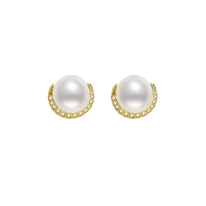 Elegant Freshwater Pearl Earrings WE00319 - PEARLY LUSTRE