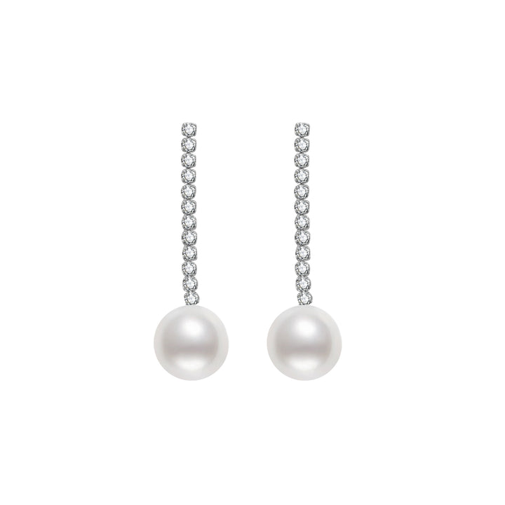 Elegant Freshwater Pearl Earrings WE00298 - PEARLY LUSTRE