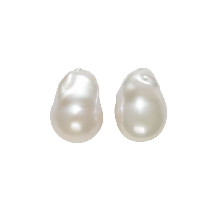 18K Gold Elegant Baroque Pearl Earrings KE00025 - PEARLY LUSTRE