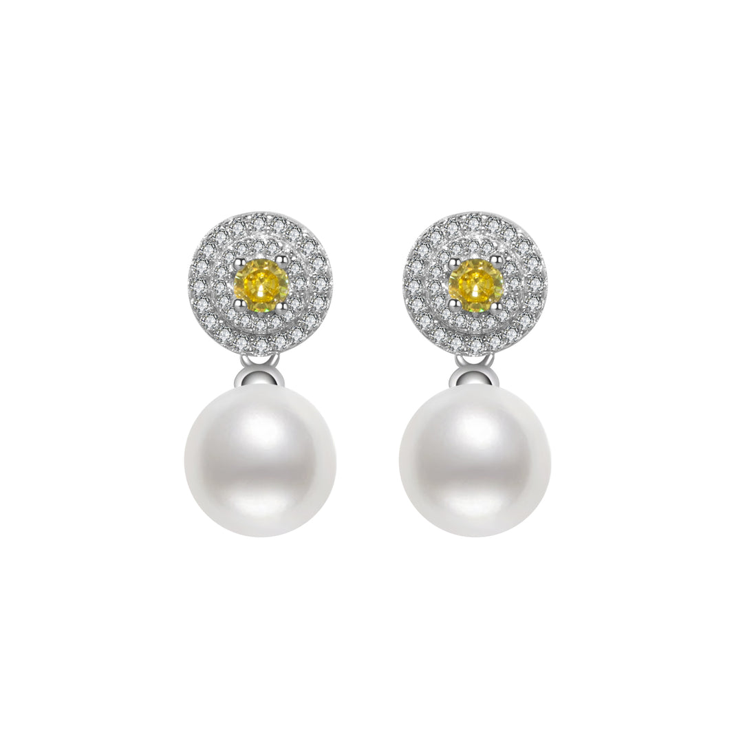 Elegant Freshwater Pearl Earrings WE00348 - PEARLY LUSTRE