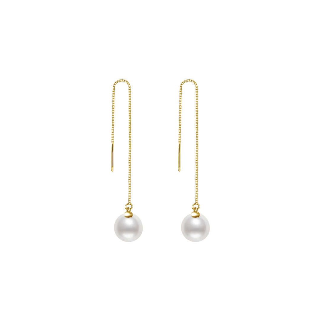 Elegant Freshwater Pearl Earrings WE00358 - PEARLY LUSTRE