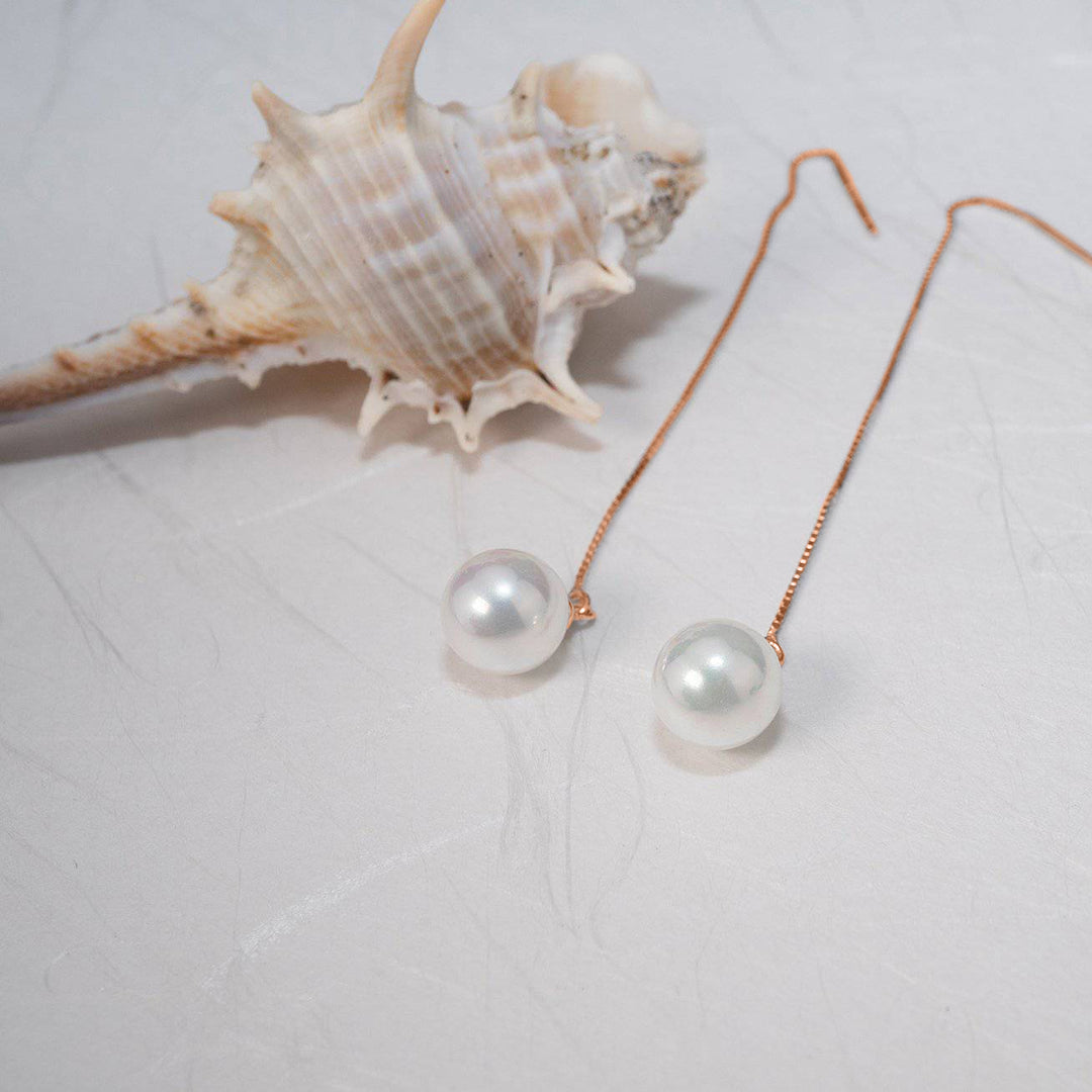 Elegant Freshwater Pearl Earrings WE00359 - PEARLY LUSTRE