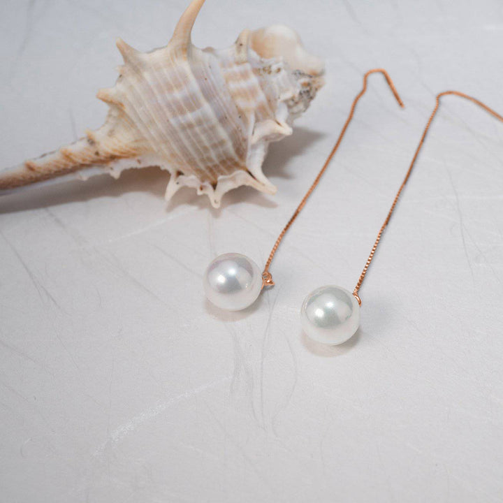 Elegant Freshwater Pearl Earrings WE00359 - PEARLY LUSTRE