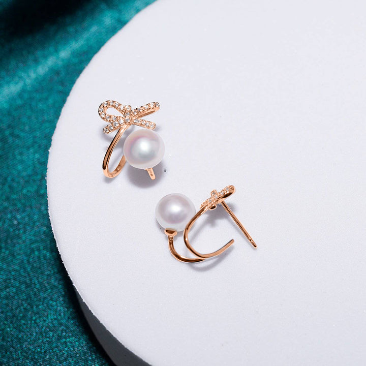 New Yorker Freshwater Pearl Earrings WE00362 - PEARLY LUSTRE