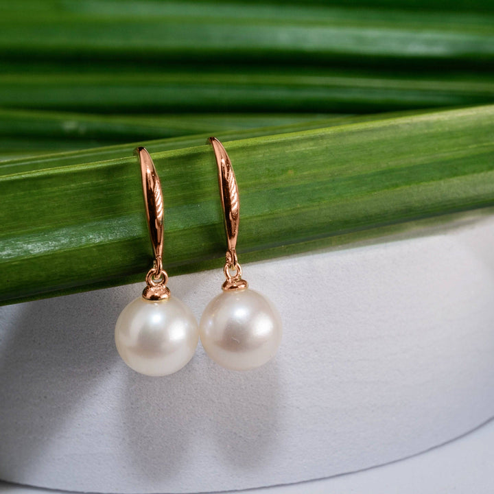 Elegant Freshwater Pearl Earrings WE00386 - PEARLY LUSTRE