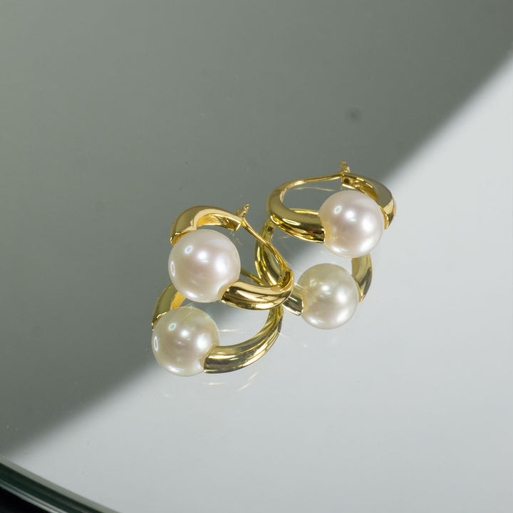 New Yorker Freshwater Pearl Earrings WE00437 - PEARLY LUSTRE