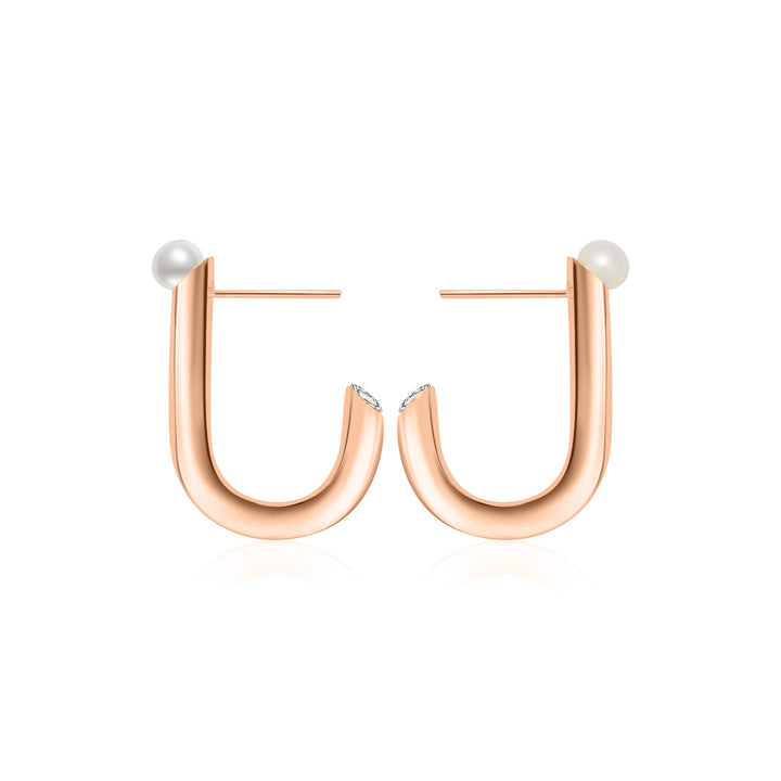Grand Prix Season Singapore Formula One Freshwater Pearl Earrings WE00454 | New Yorker - PEARLY LUSTRE