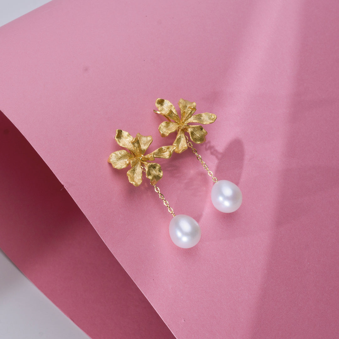 Elegant Freshwater Pearl Earrings WE00456 | Vanda Miss Joaquim - PEARLY LUSTRE