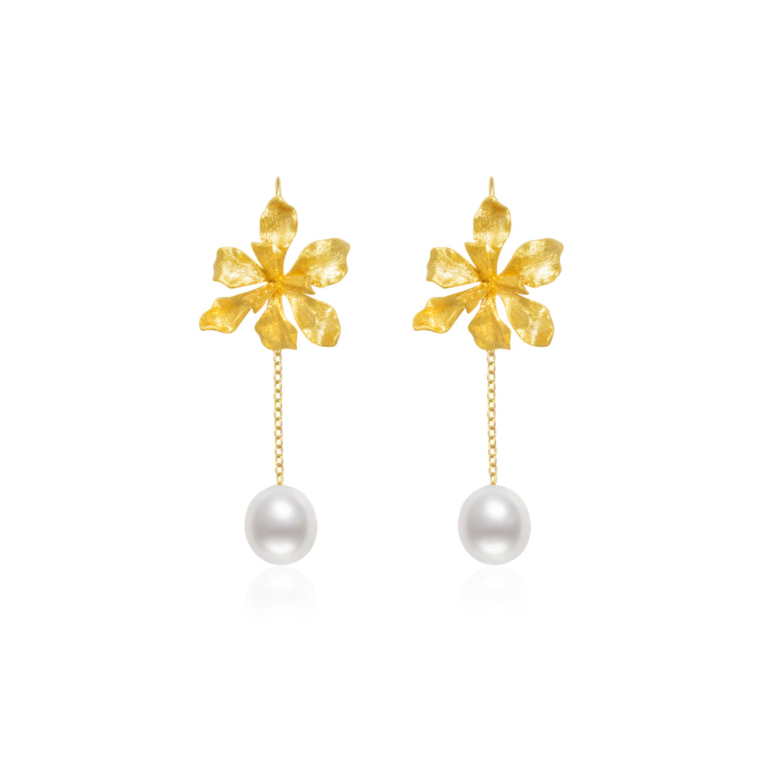 Elegant Freshwater Pearl Earrings WE00456 | Vanda Miss Joaquim - PEARLY LUSTRE