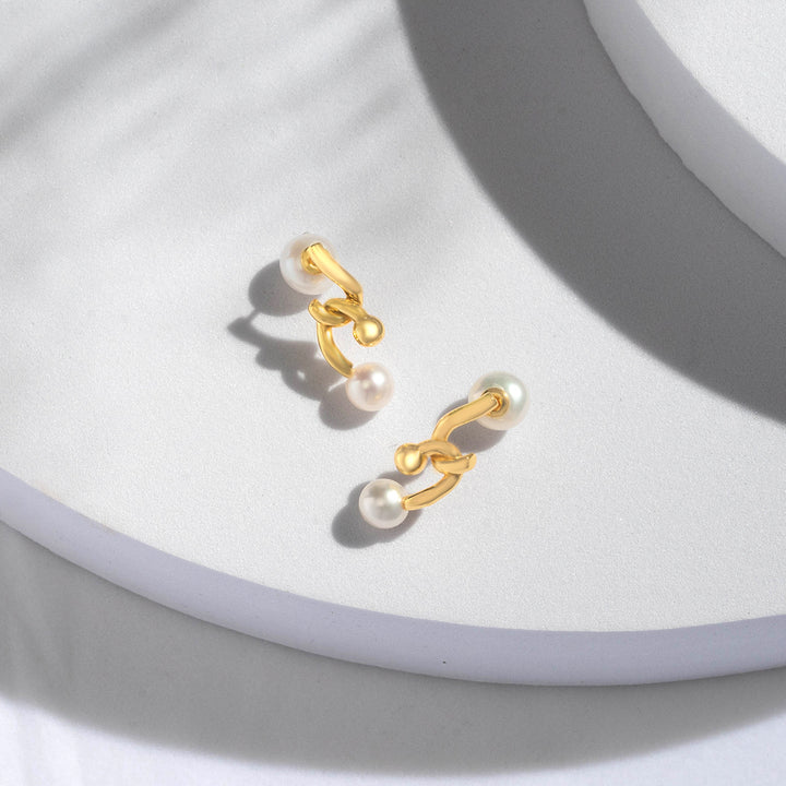 New Yorker Freshwater Pearl Earrings WE00477 - PEARLY LUSTRE