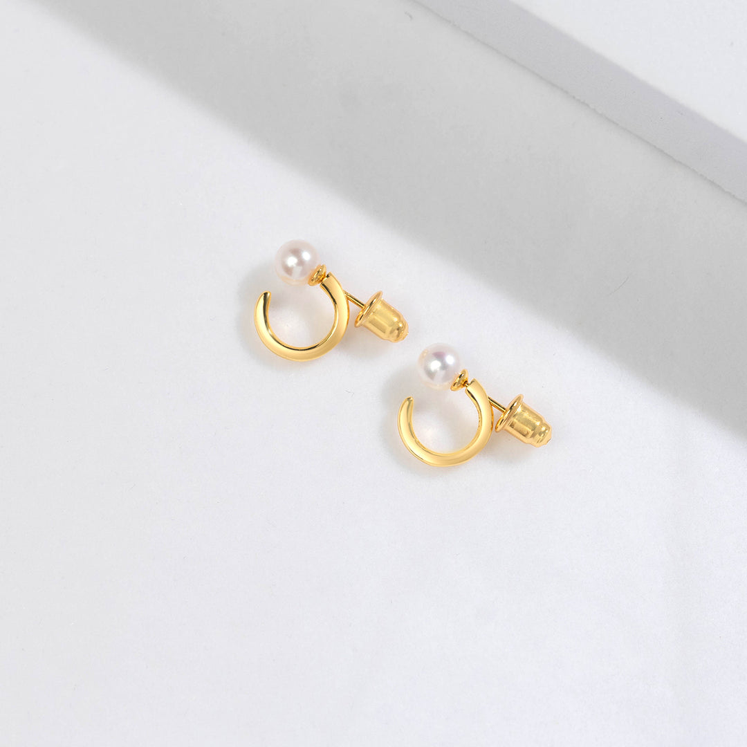 New Yorker Freshwater Pearl Earrings WE00537 - PEARLY LUSTRE
