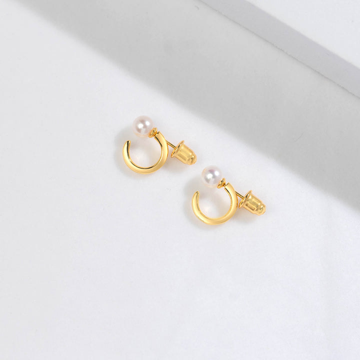 New Yorker Freshwater Pearl Earrings WE00537 - PEARLY LUSTRE