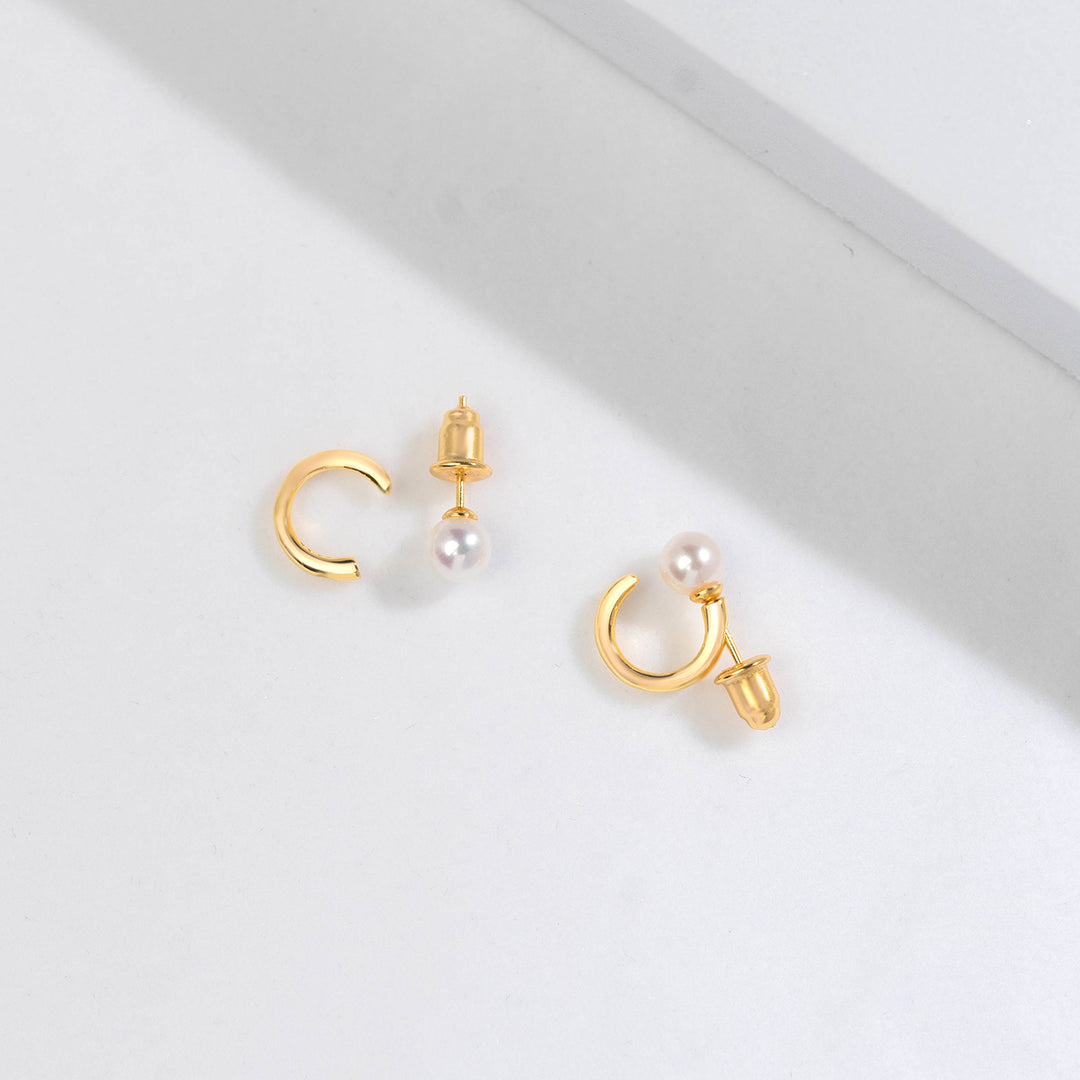 New Yorker Freshwater Pearl Earrings WE00537 - PEARLY LUSTRE