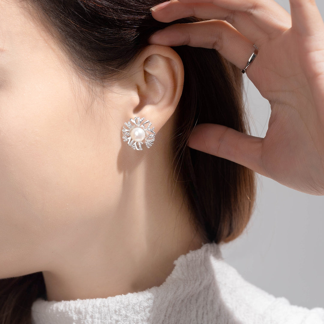 Elegant Freshwater Pearl Set WS00055 | GARDENS - PEARLY LUSTRE