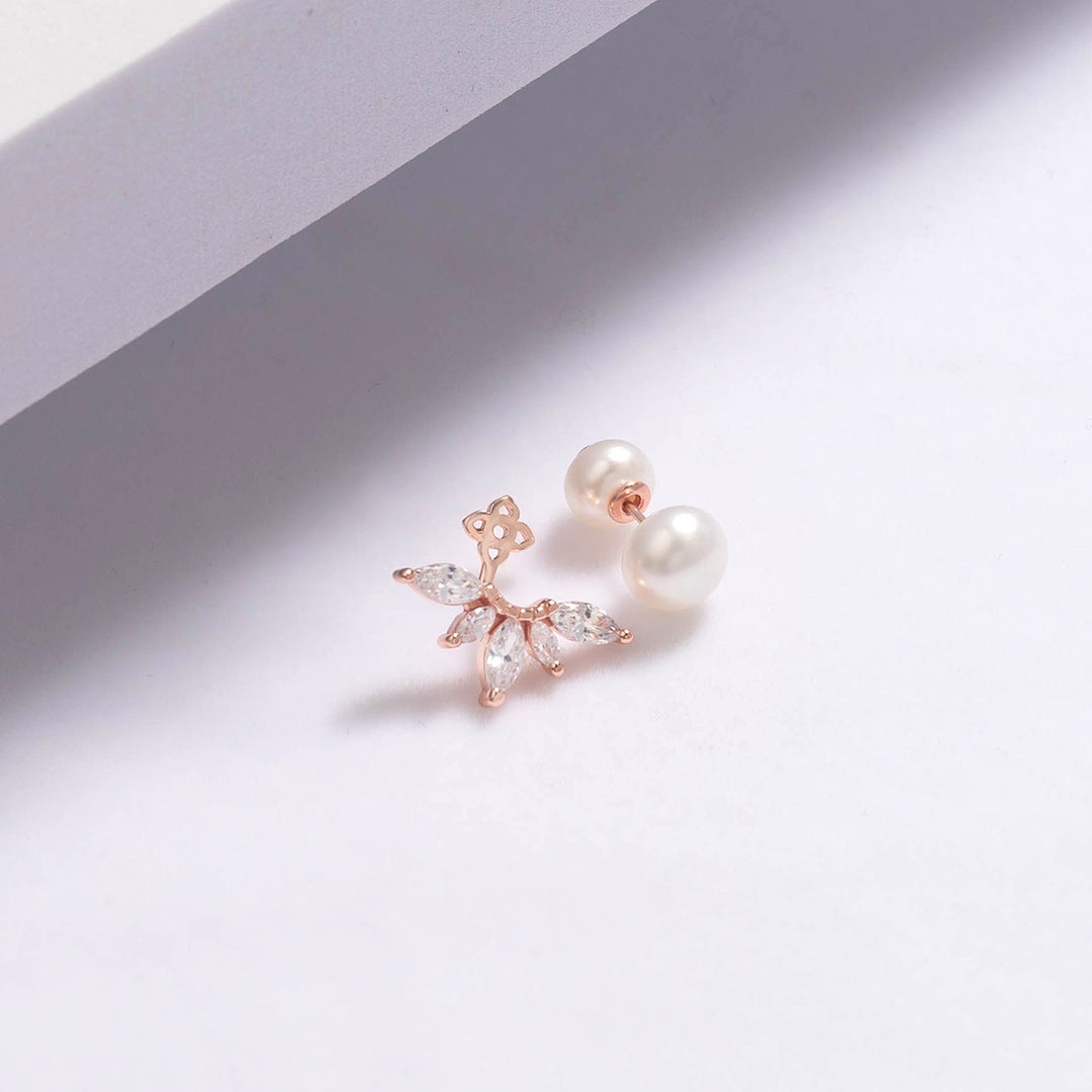Elegant Freshwater Pearl Earrings WE00508 - PEARLY LUSTRE