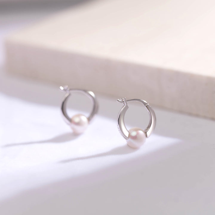 New Yorker Freshwater Pearl Earrings WE00509 - PEARLY LUSTRE
