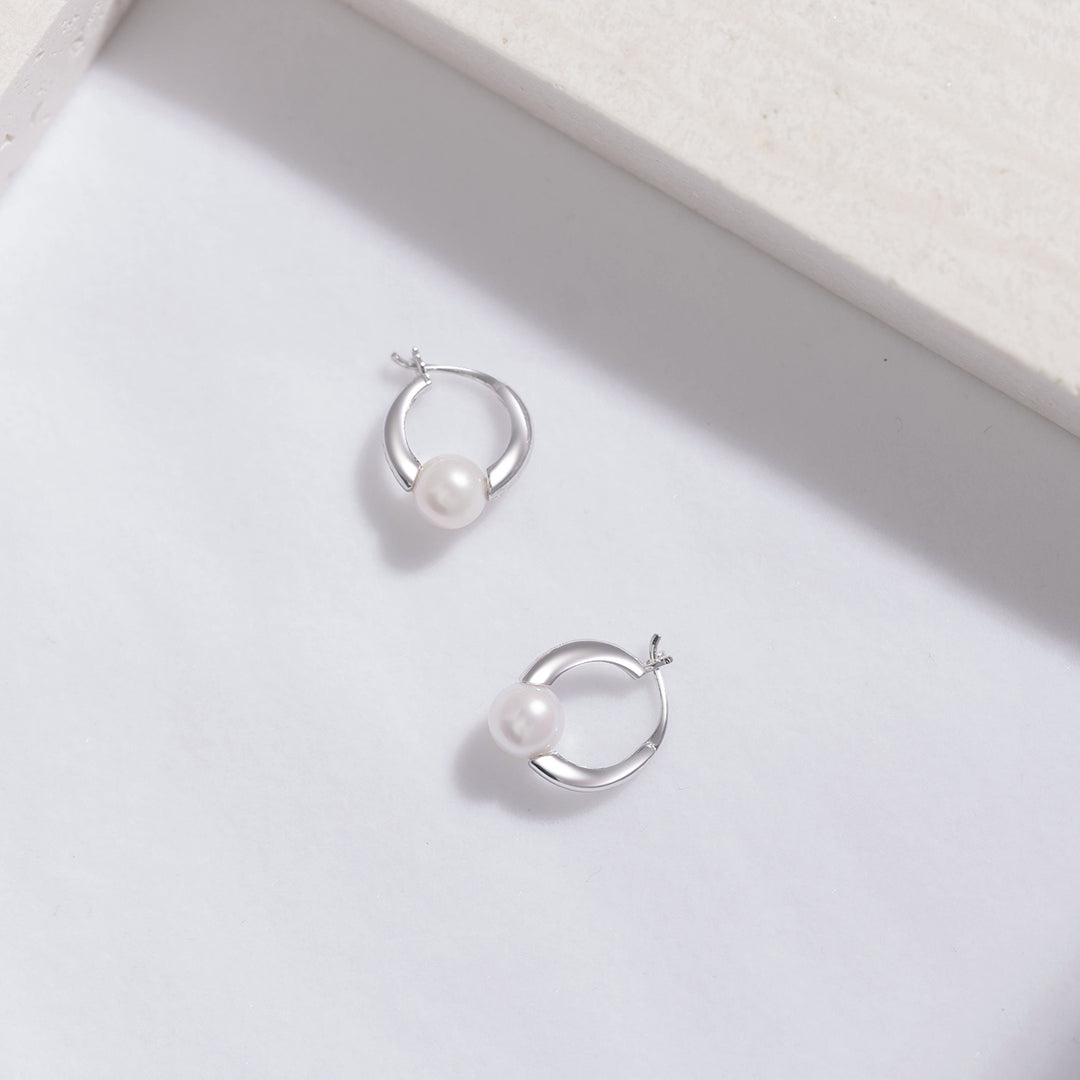 New Yorker Freshwater Pearl Earrings WE00509 - PEARLY LUSTRE
