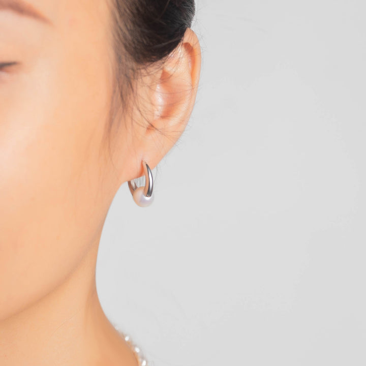 New Yorker Freshwater Pearl Earrings WE00509 - PEARLY LUSTRE